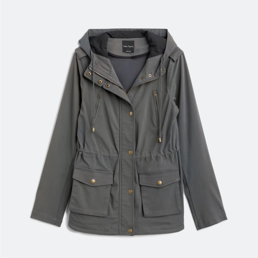 Eden Society Holly Contrast Hooded Canvas Jacket
